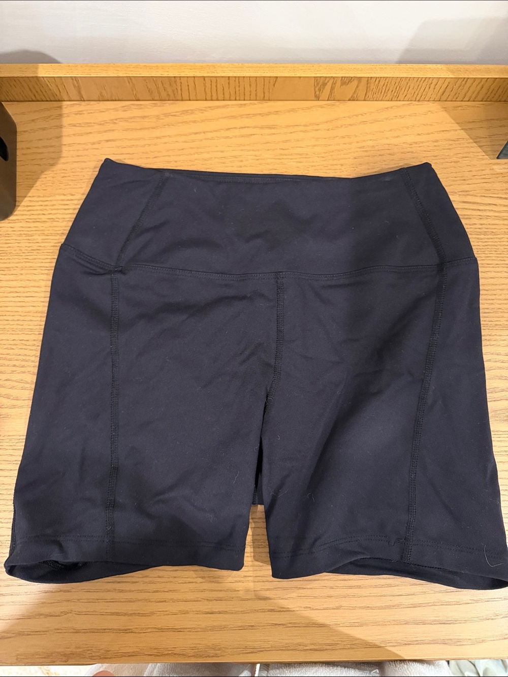 Year of Ours Black High-Rise Bike Shorts